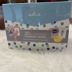 Hallmark Blue and White Premium Card Set NWT.
